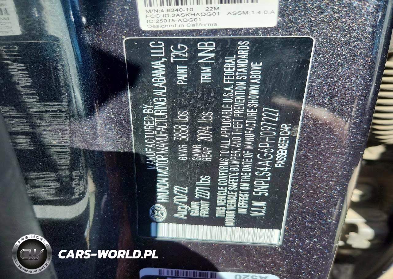 2023 Hyundai Elantra Sel VIN:5NPLS4AG6PH097227 - 13