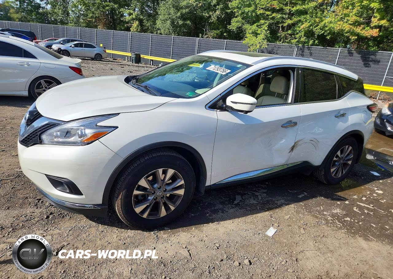 2017 Nissan Murano Sl VIN:5N1AZ2MH1HN185062 - 1