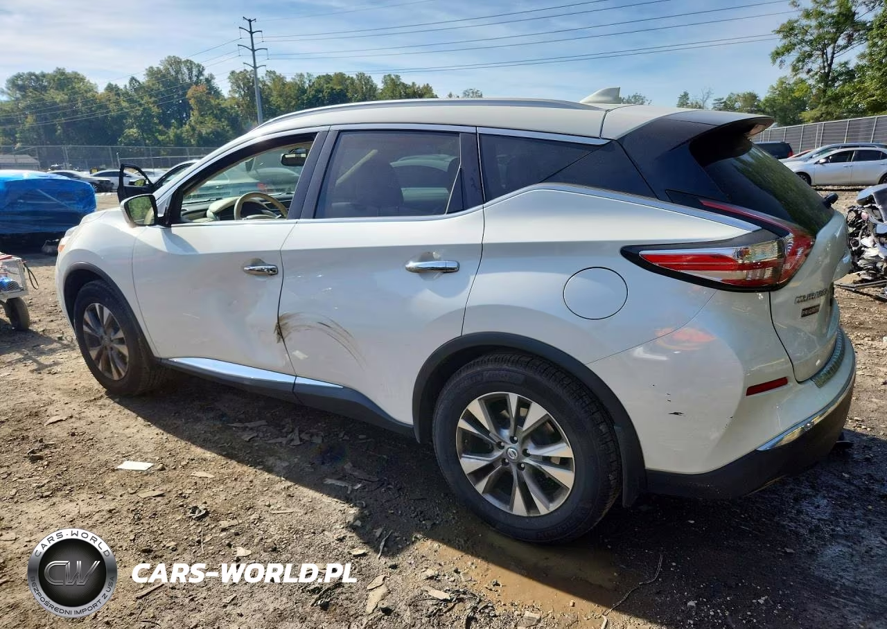 2017 Nissan Murano Sl VIN:5N1AZ2MH1HN185062 - 2