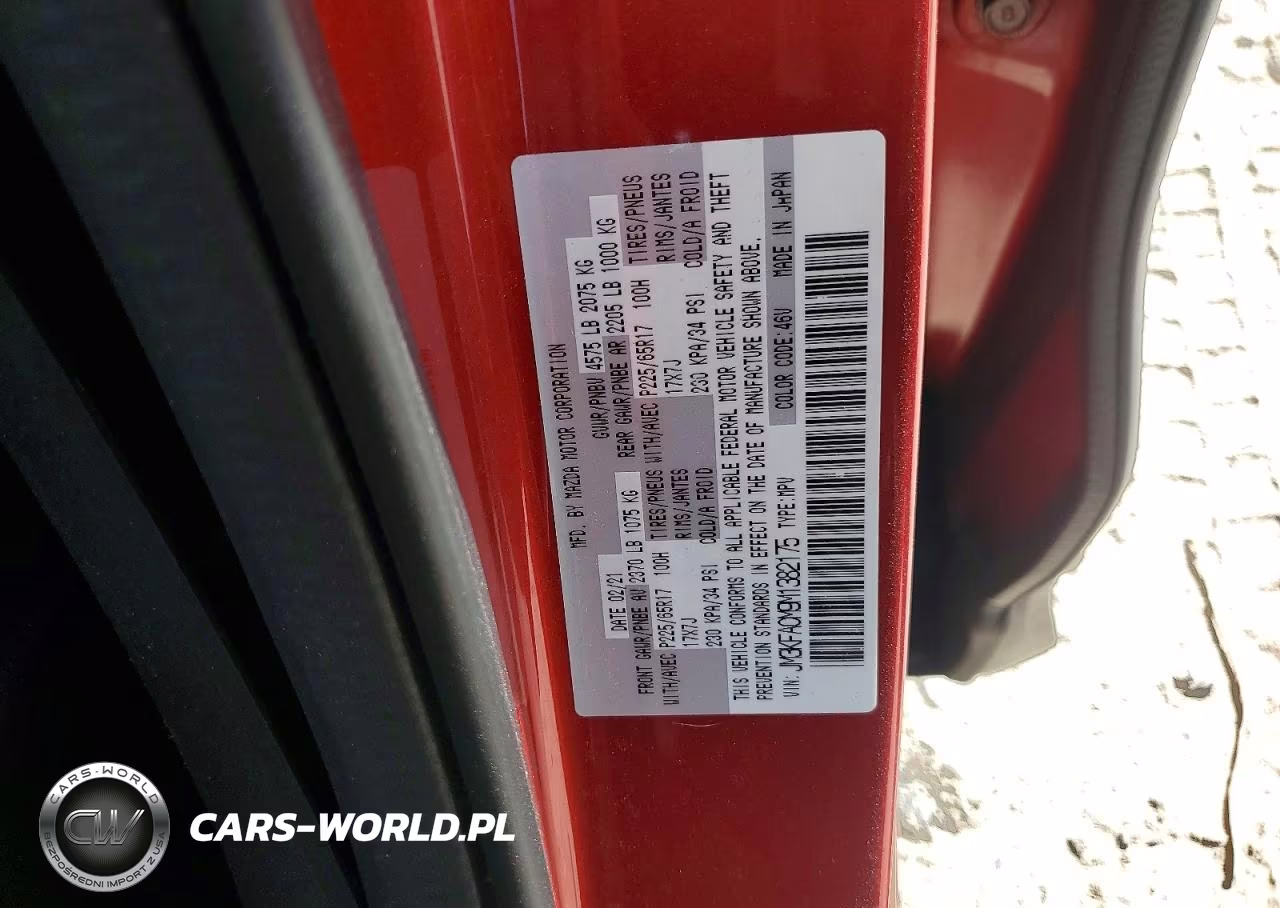 2021 Mazda Cx-5 Touring VIN:JM3KFACM9M1382175 - 13