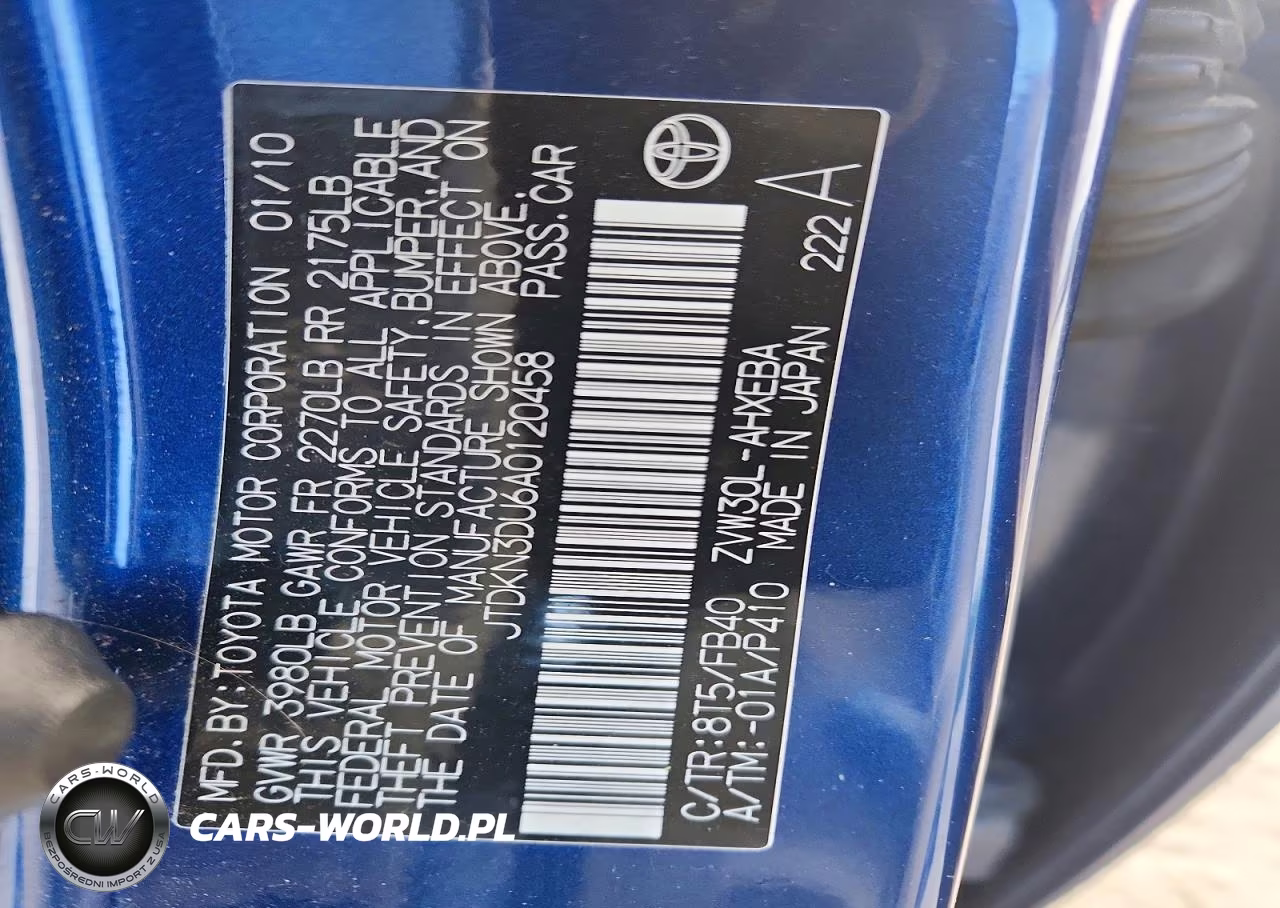 2010 Toyota Prius Iii VIN:JTDKN3DU6A0120458 - 12