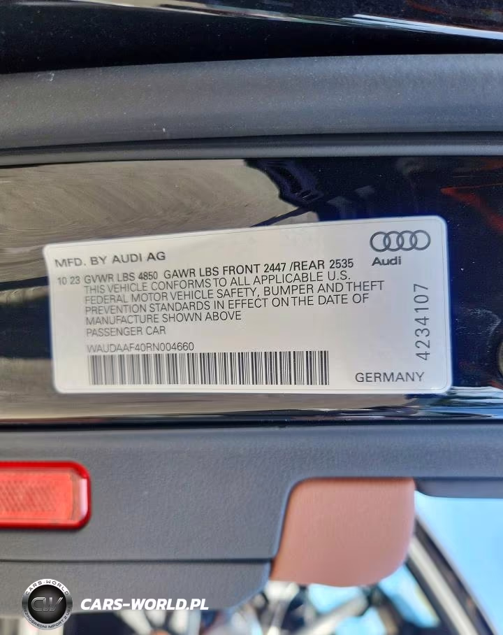 2024 Audi A4 Premium 45 VIN:WAUDAAF40RN004660 - 12