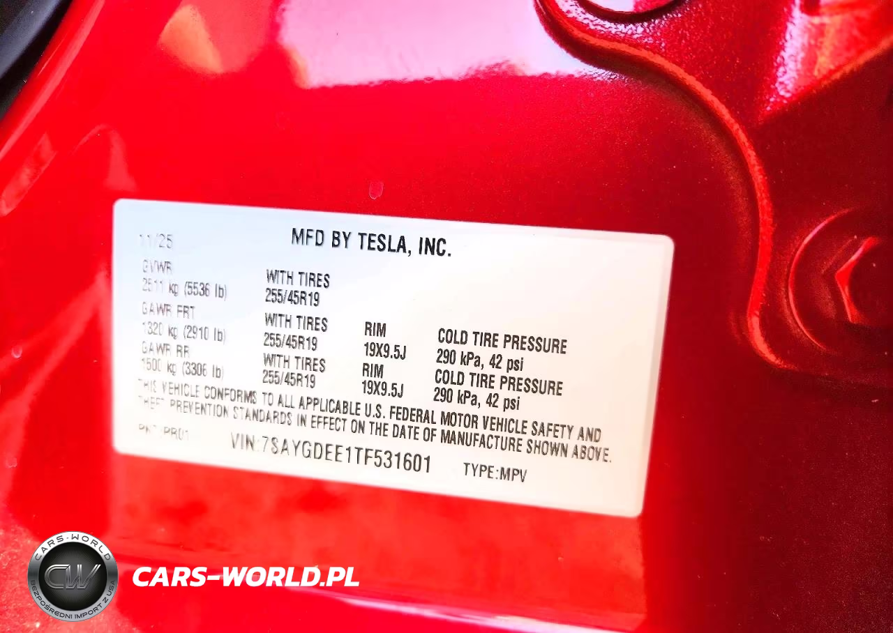 2026 Tesla Model Y VIN:7SAYGDEE1TF531601 - 13