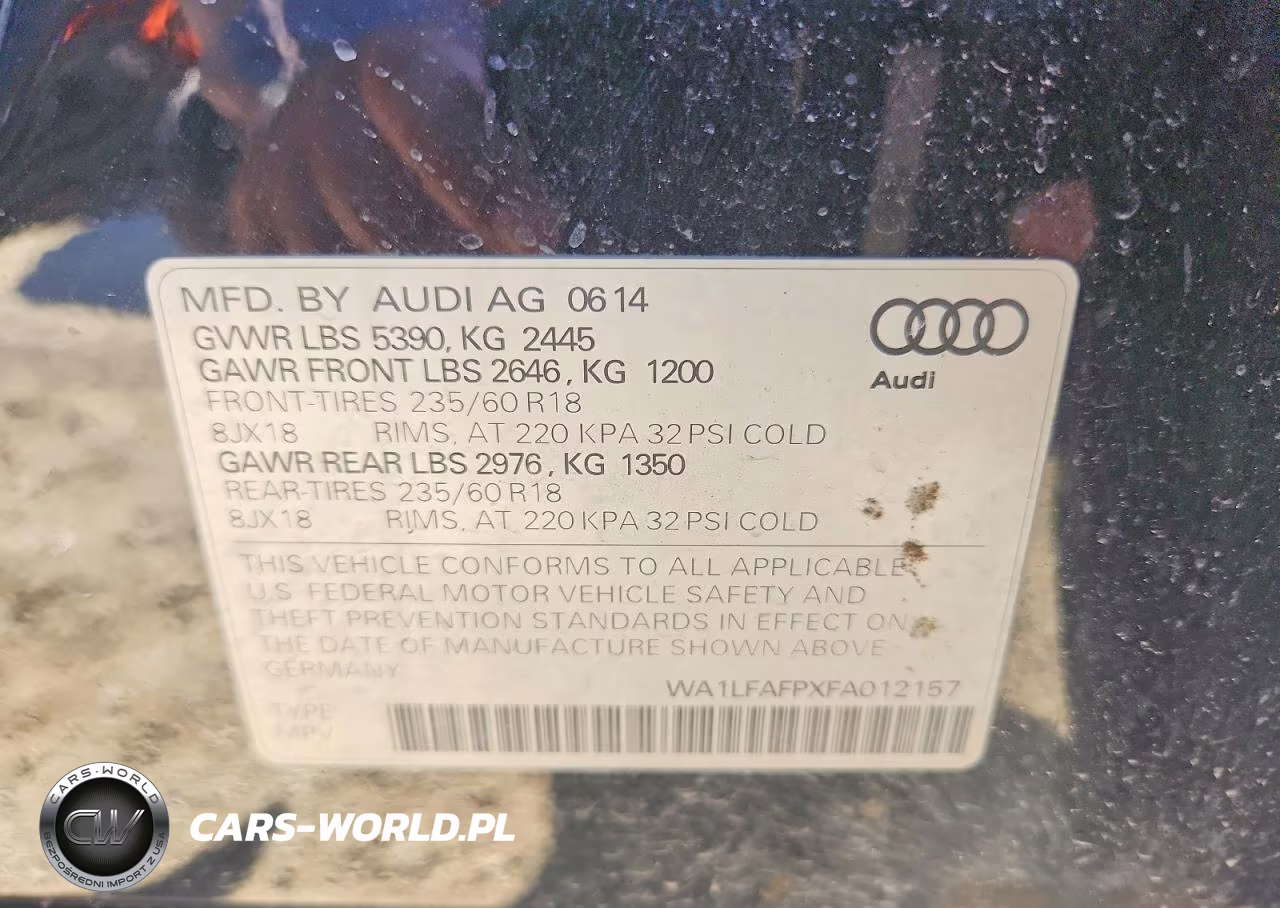 2015 Audi Q5 Premium Plus VIN:WA1LFAFPXFA012157 - 13