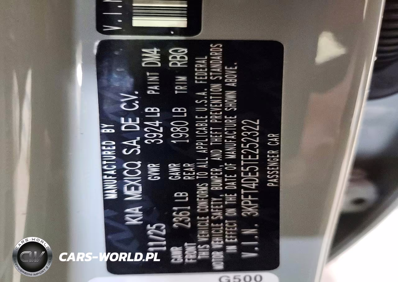2026 Kia K4 Lxs VIN:3KPFT4DE5TE252322 - 12