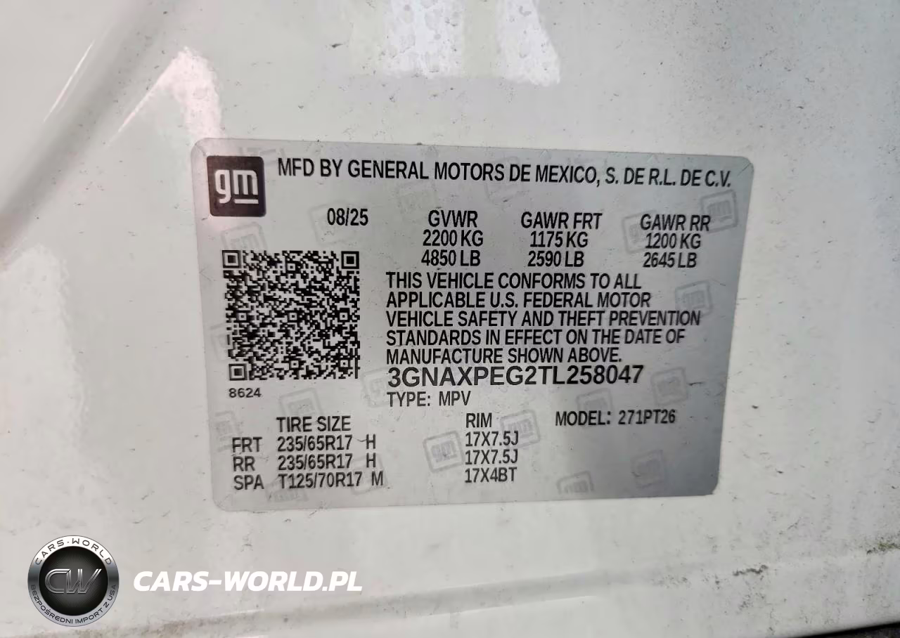 2026 Chevrolet Equinox Lt VIN:3GNAXPEG2TL258047 - 13