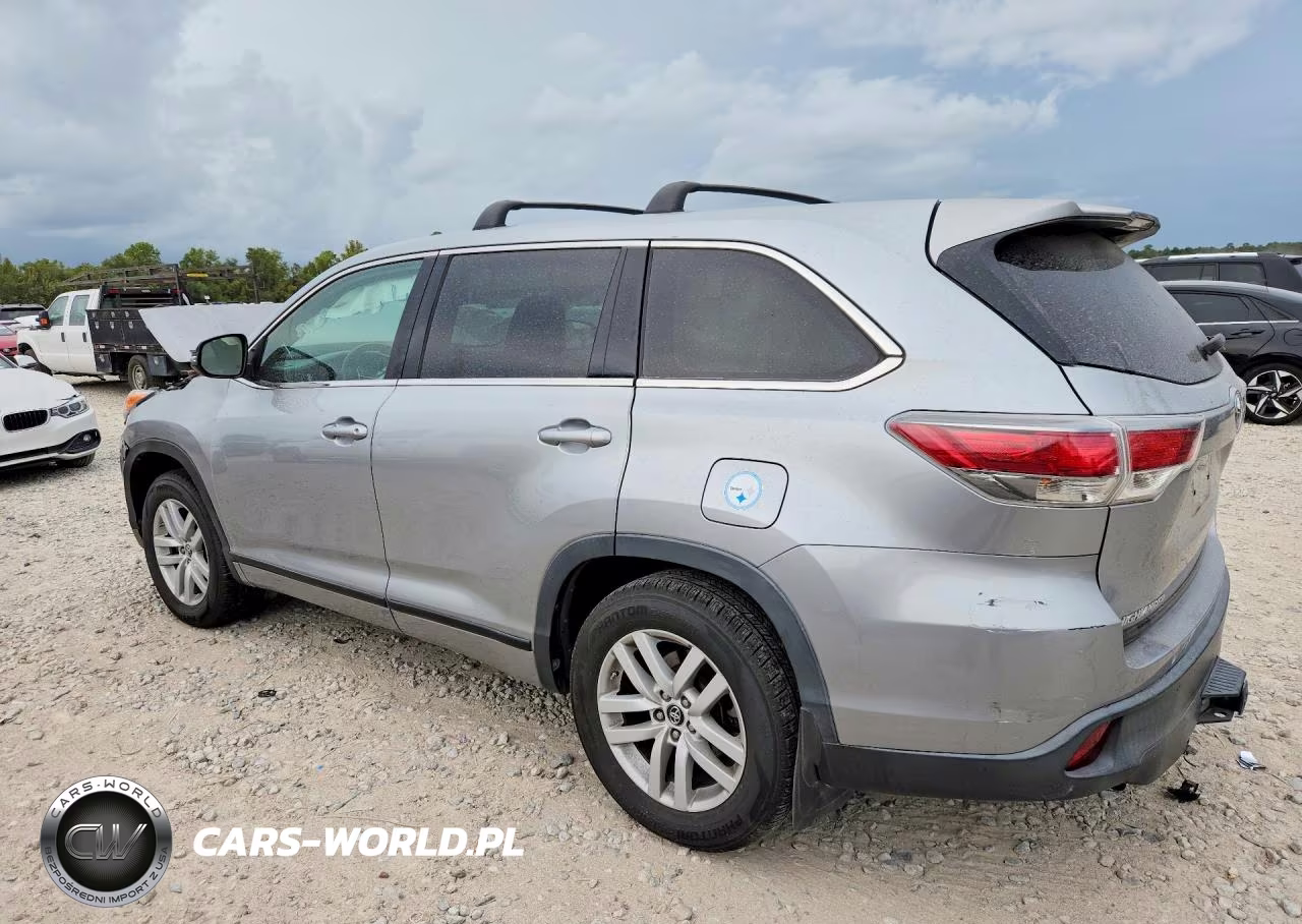 2016 Toyota Highlander Le VIN:5TDZKRFH0GS165816 - 2