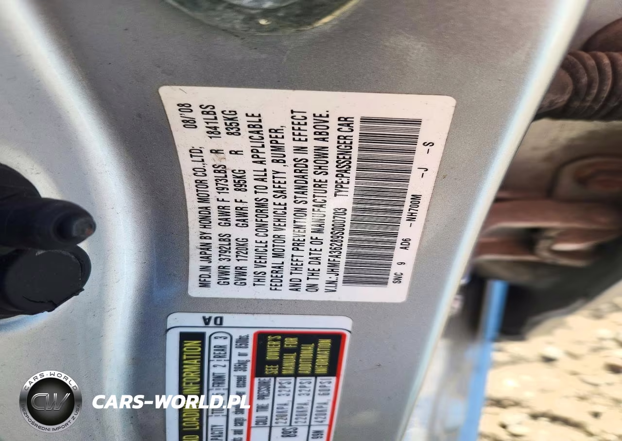 2009 Honda Civic Hybrid VIN:JHMFA36289S000703 - 12