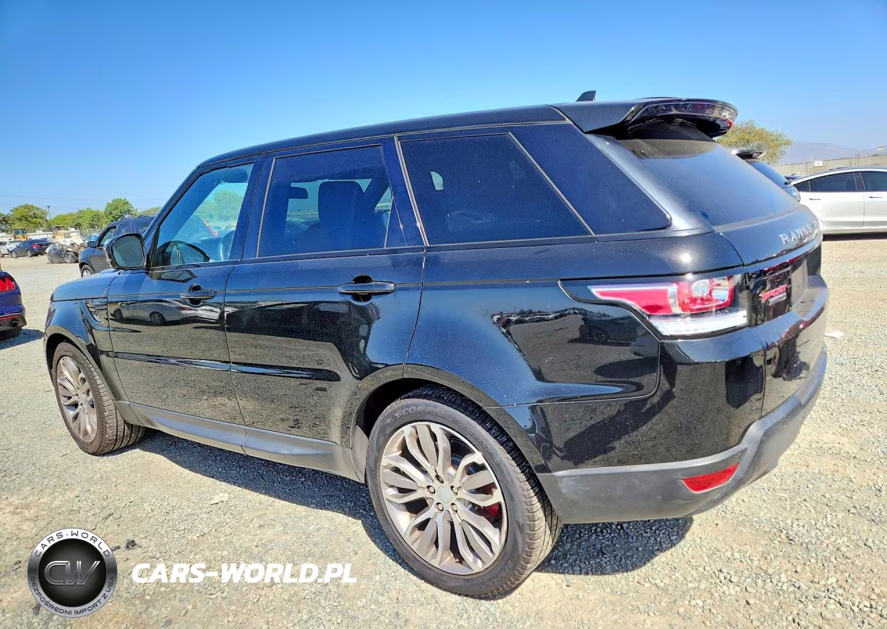 2016 Land Rover Range Rover Sport Sc VIN:SALWR2EF3GA599059 - 2