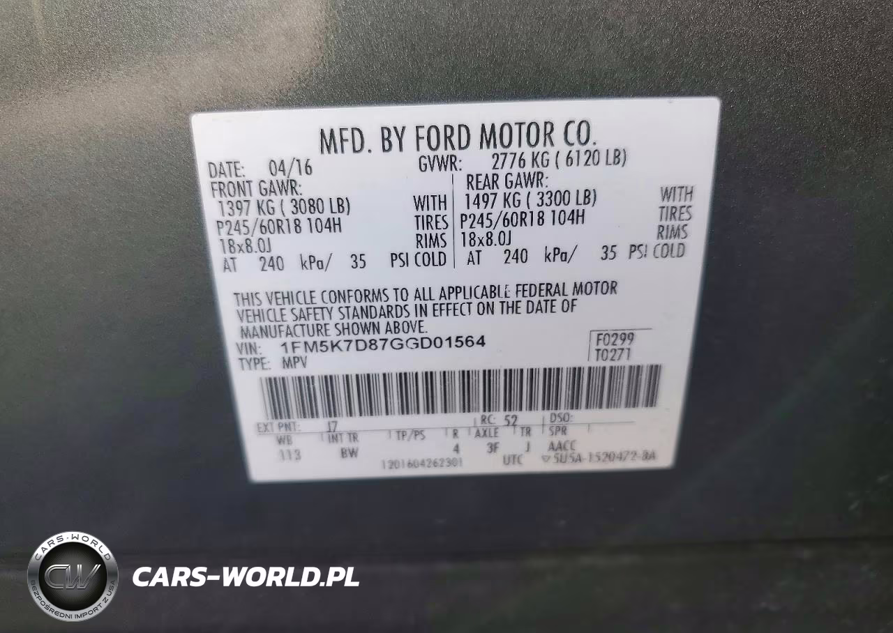2016 Ford Explorer Xlt VIN:1FM5K7D87GGD01564 - 13