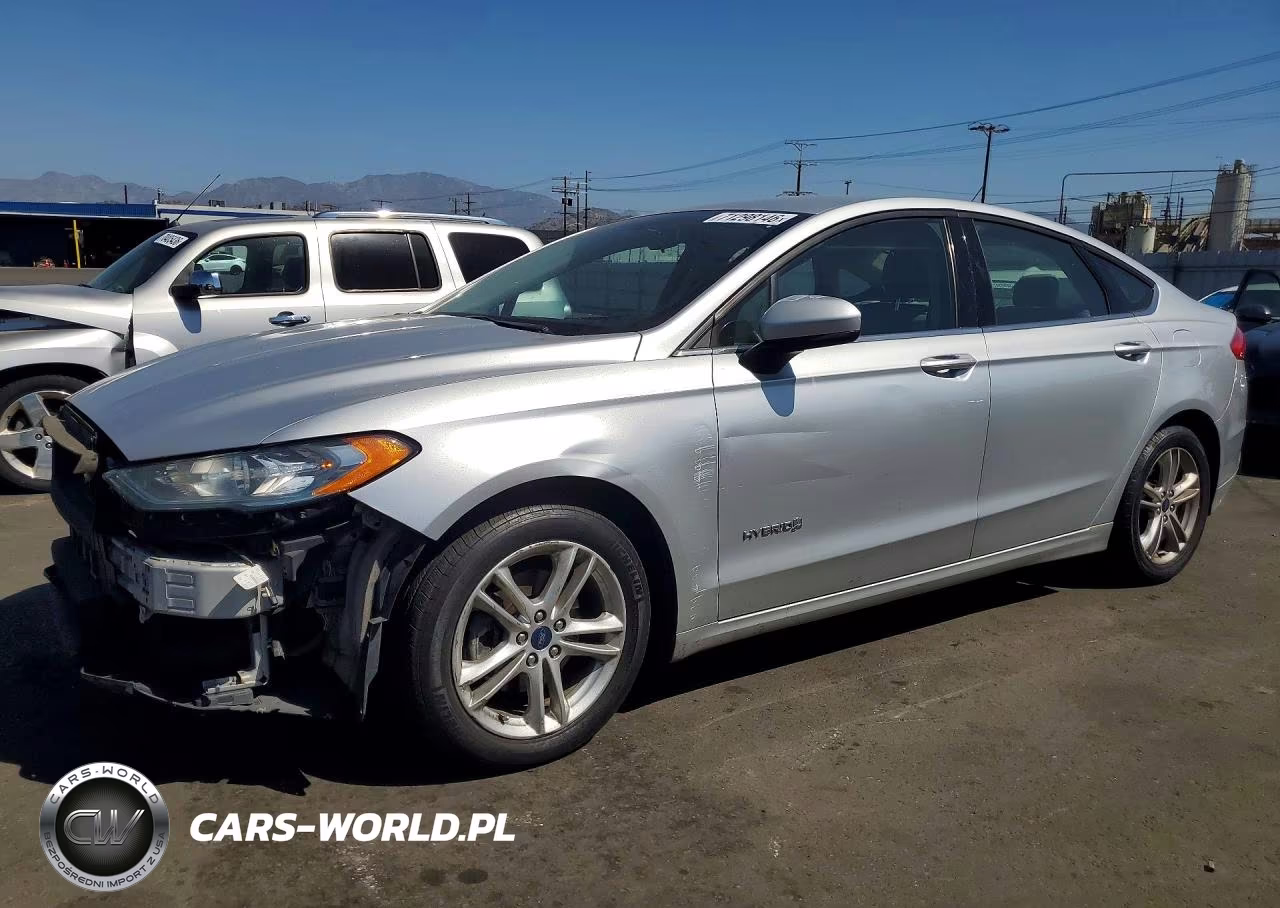 2018 Ford Fusion S Hybrid VIN:3FA6P0UU7JR273575 - 1