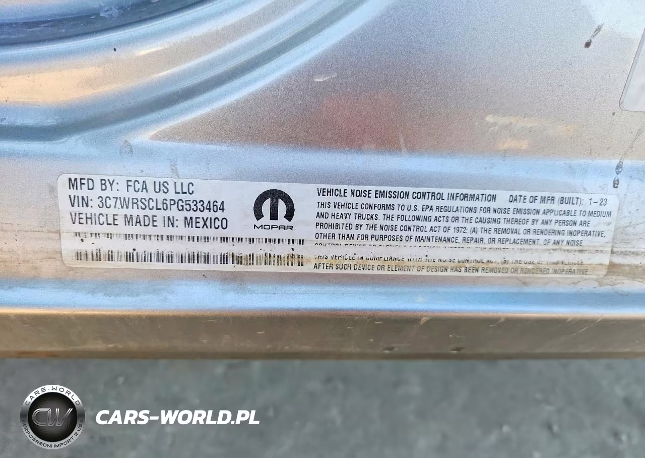 2023 Ram 3500 VIN:3C7WRSCL6PG533464 - 14