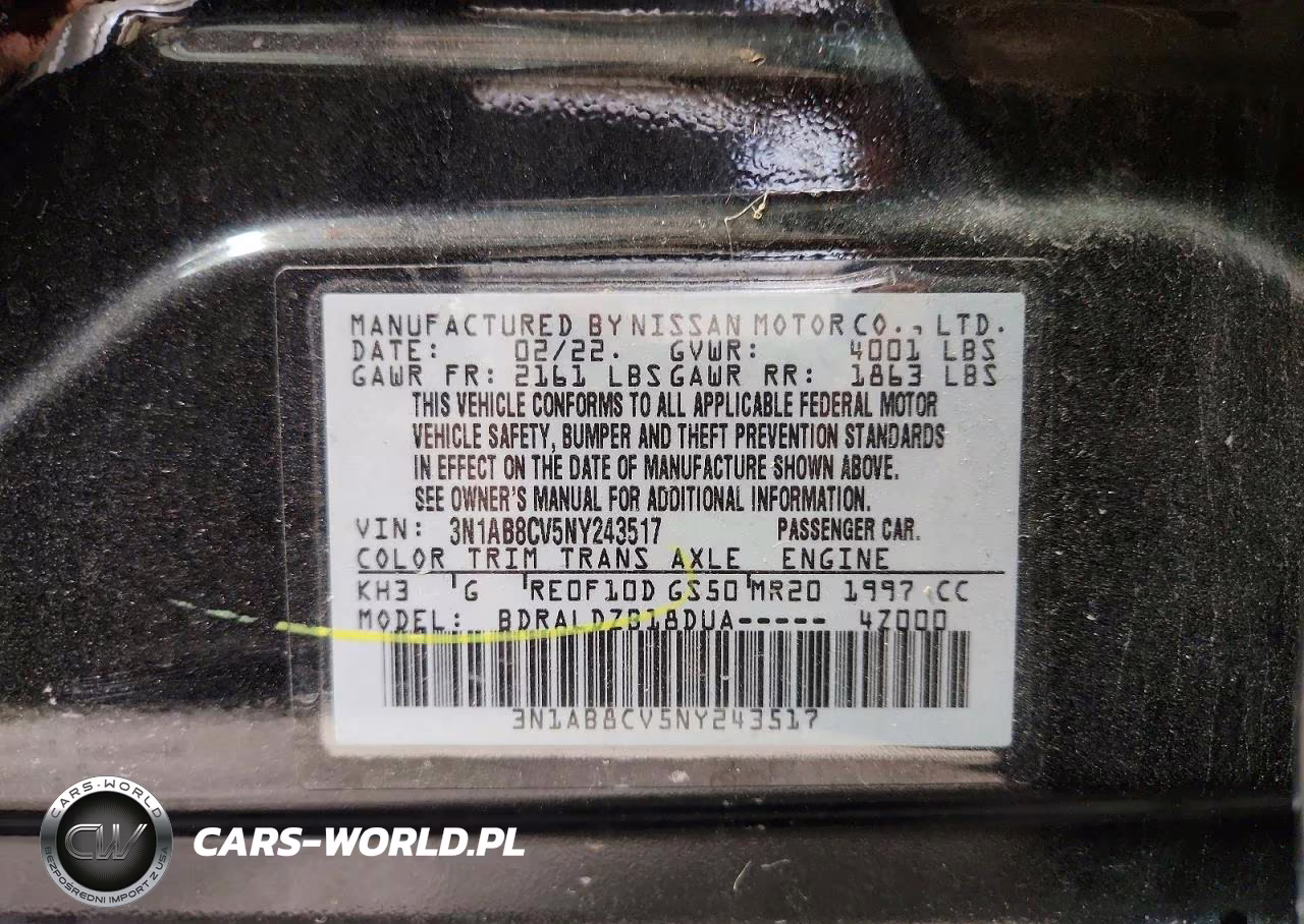 2022 Nissan Sentra Sv VIN:3N1AB8CV5NY243517 - 12