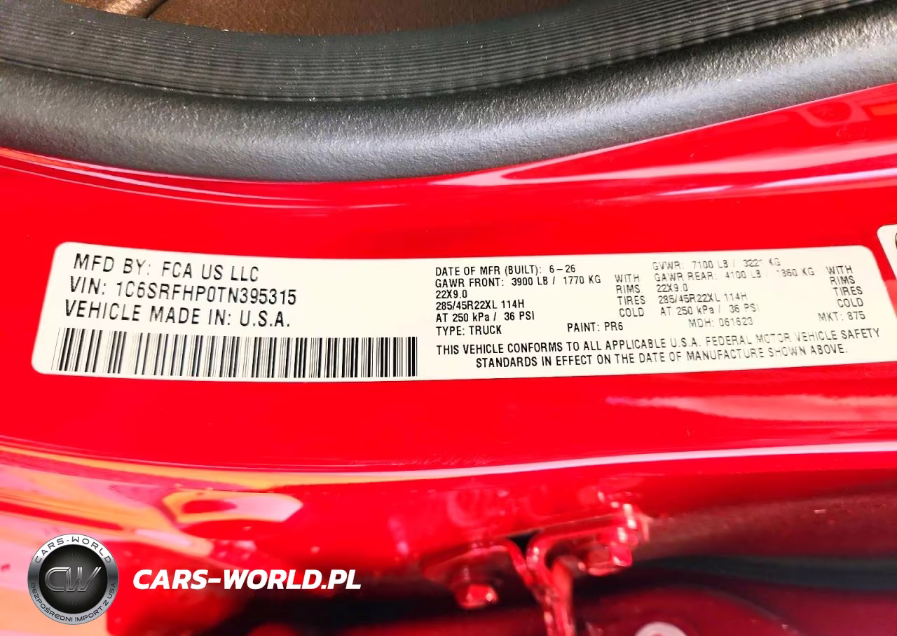 2026 Ram 1500 Limited VIN:1C6SRFHP0TN395315 - 12