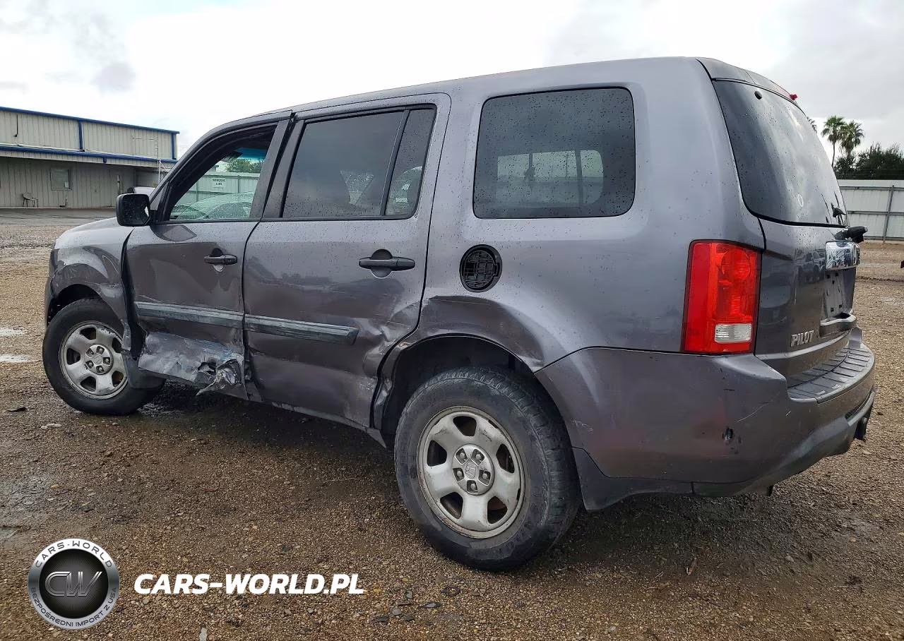 2015 Honda Pilot Lx VIN:5FNYF3H20FB025547 - 2