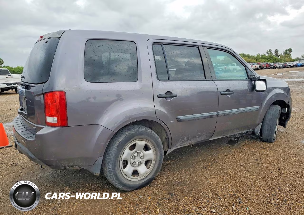 2015 Honda Pilot Lx VIN:5FNYF3H20FB025547 - 3