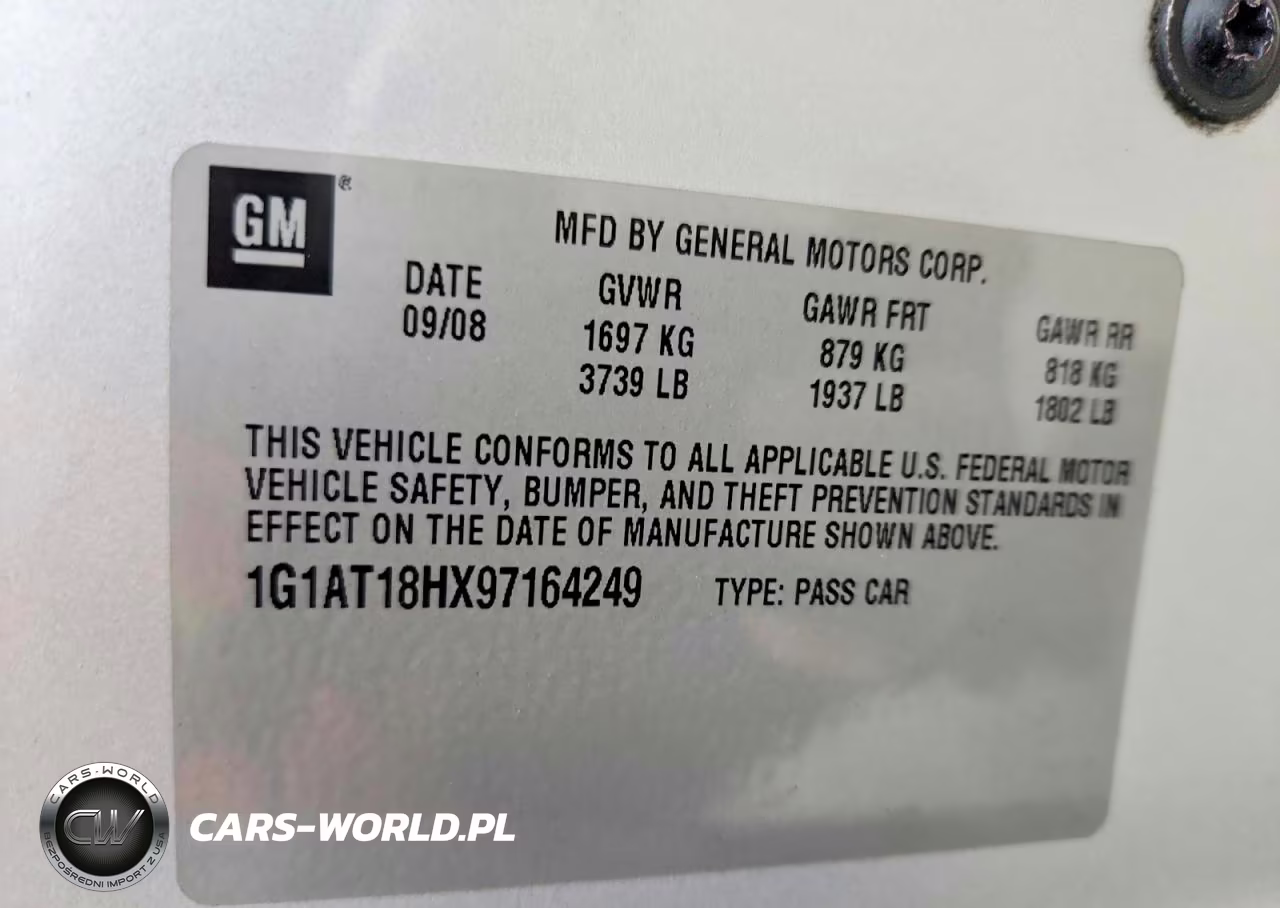 2009 Chevrolet Cobalt Lt VIN:1G1AT18HX97164249 - 13