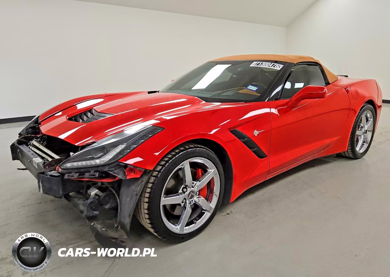 2014 Chevrolet Corvette Stingray 3Lt VIN:1G1YF3D70E5123858 - 1