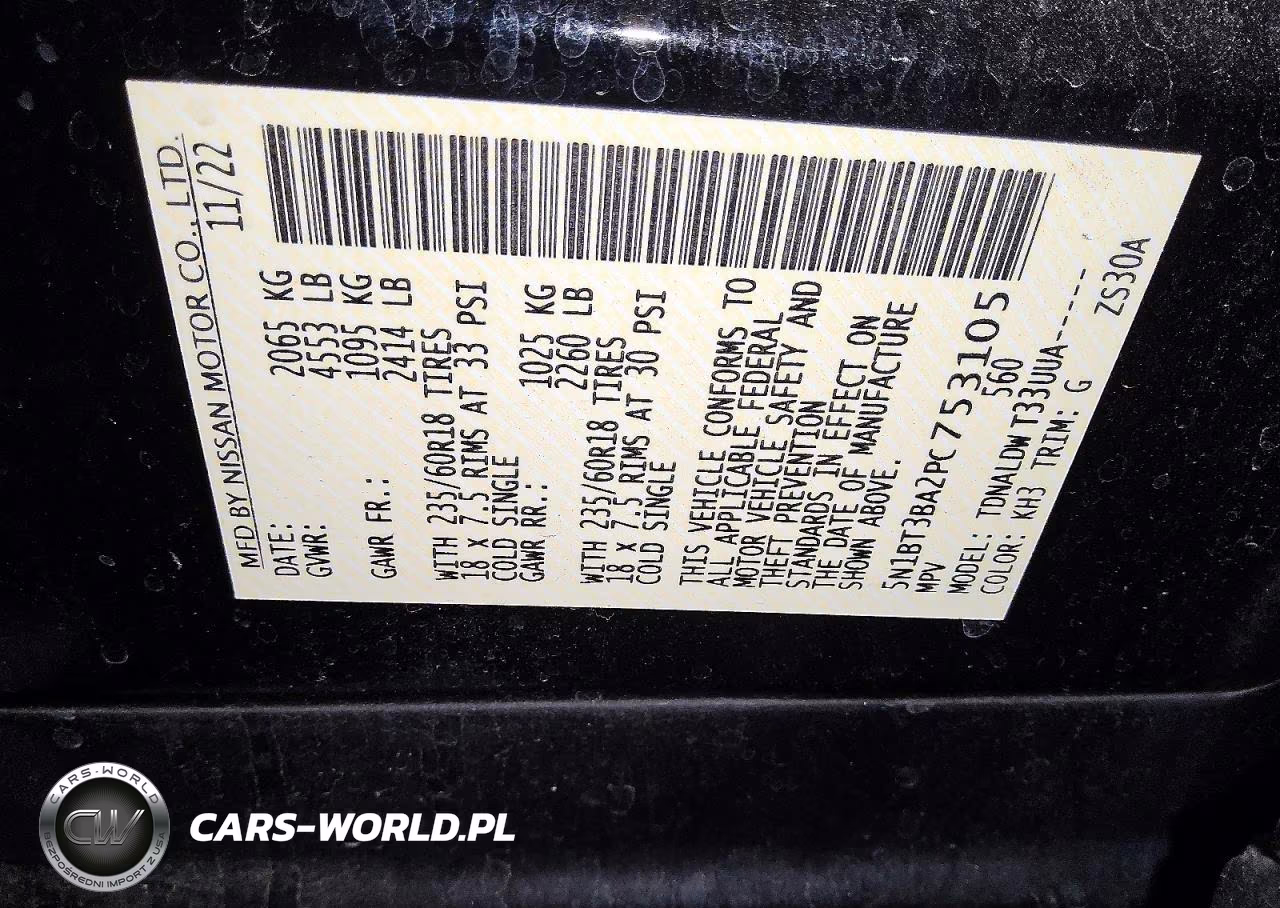 2023 Nissan Rogue Sv VIN:5N1BT3BA2PC753105 - 13