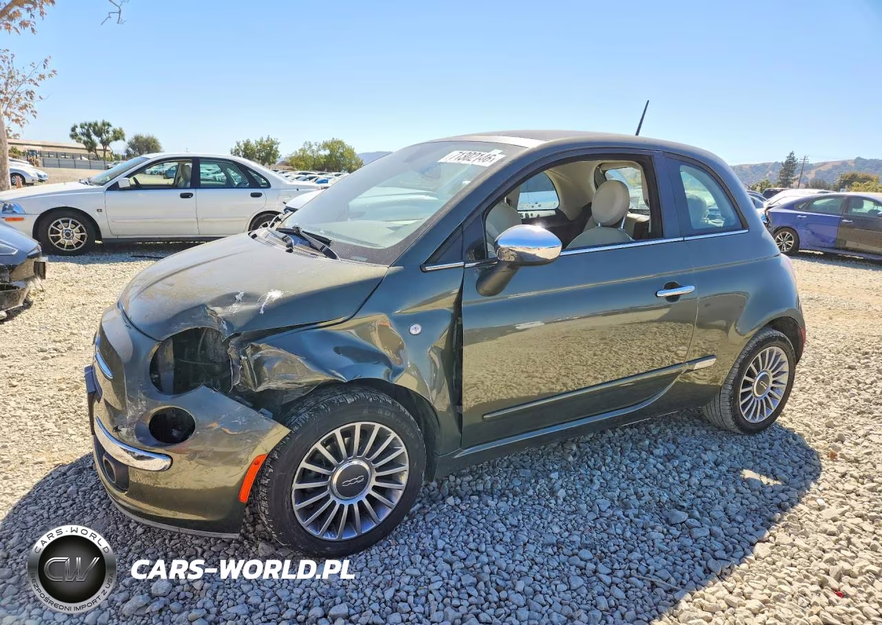 2013 Fiat 500 Lounge VIN:3C3CFFCR1DT639297 - 1