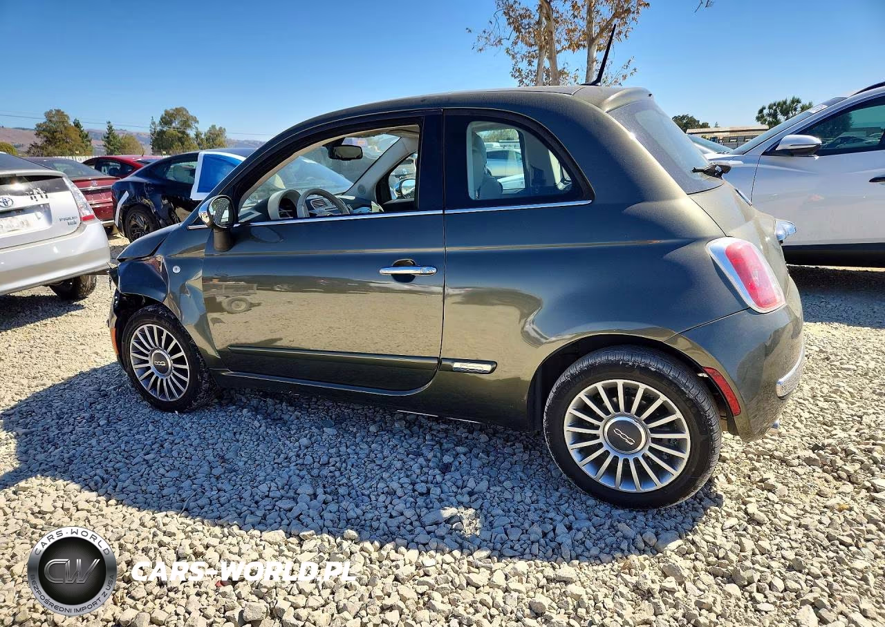 2013 Fiat 500 Lounge VIN:3C3CFFCR1DT639297 - 2