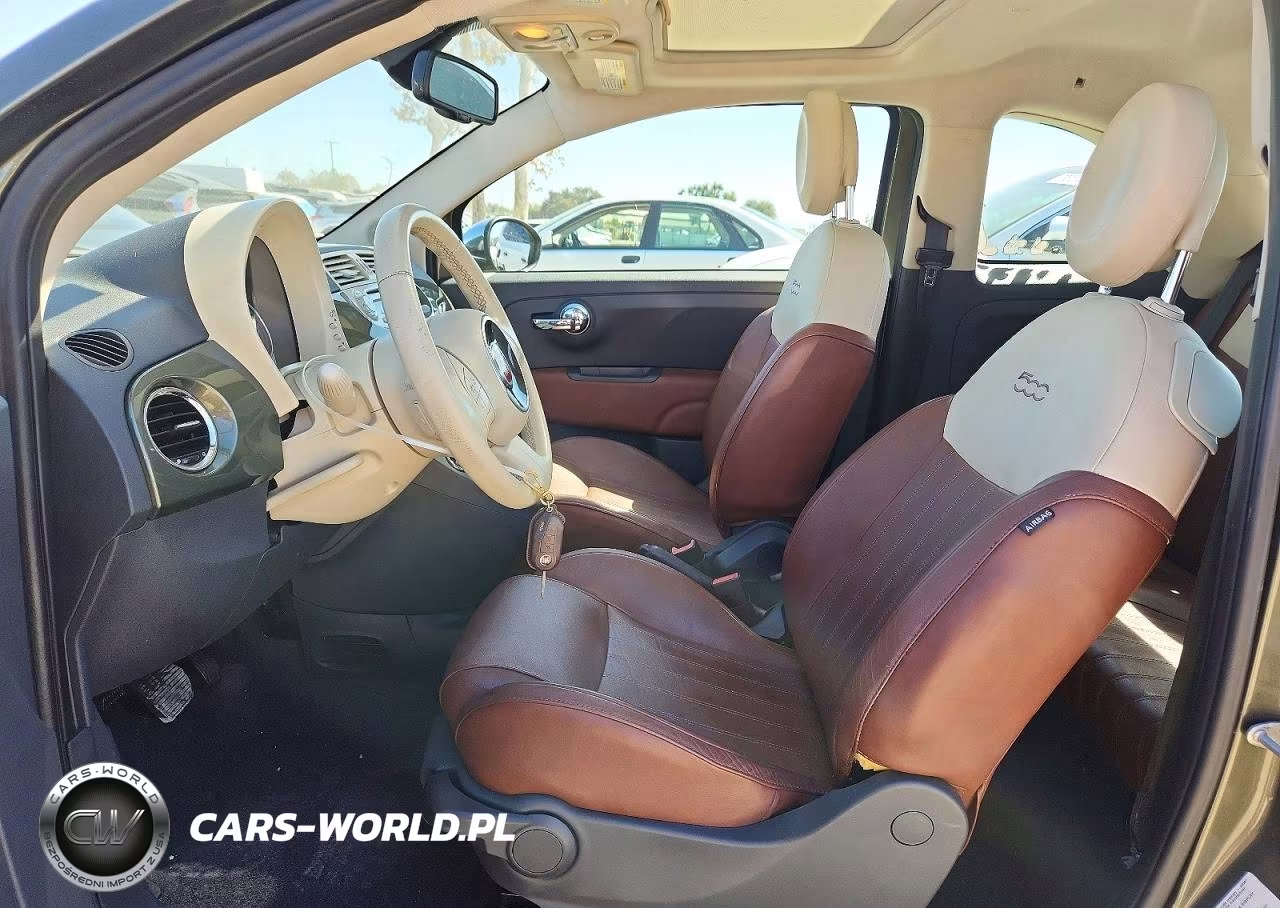 2013 Fiat 500 Lounge VIN:3C3CFFCR1DT639297 - 7