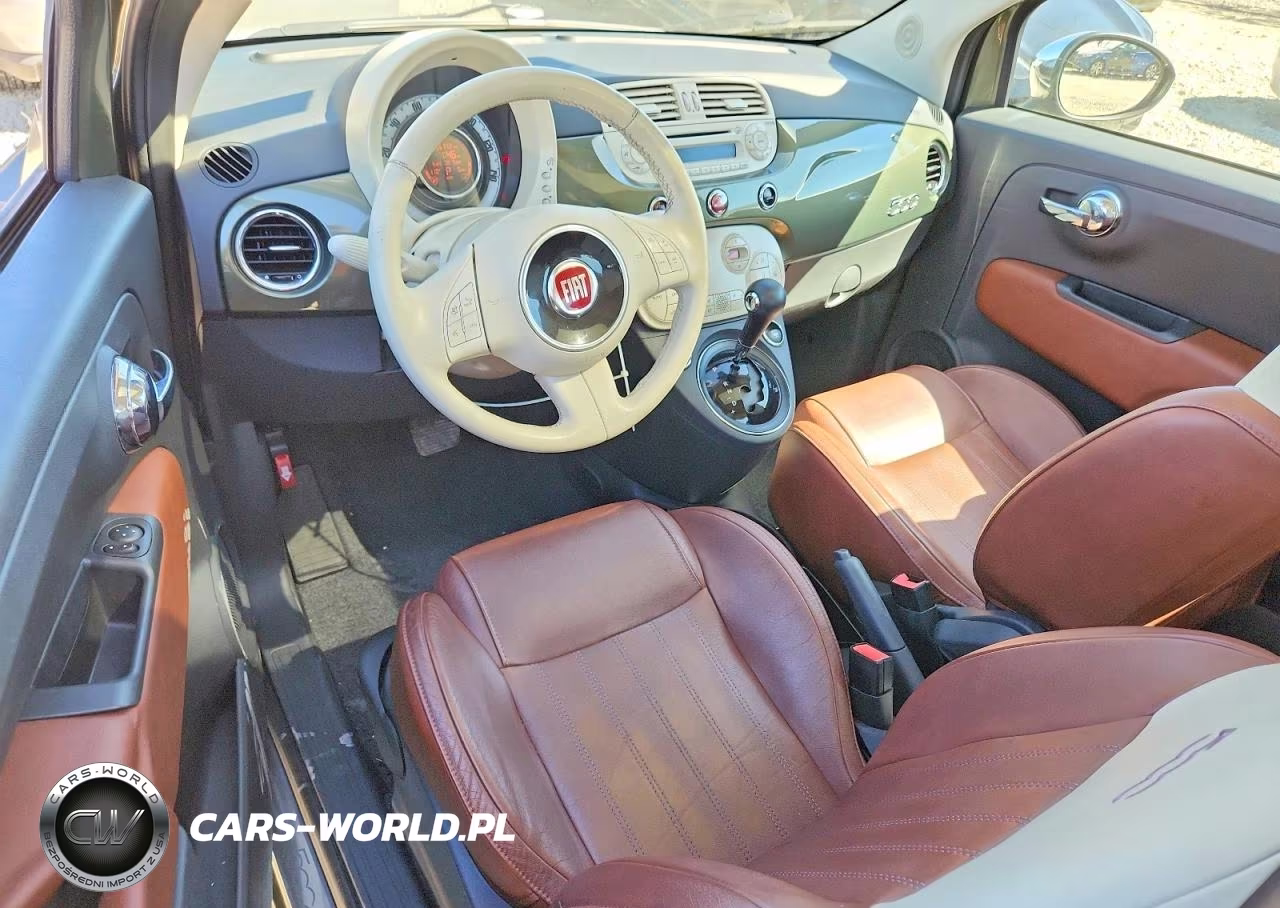 2013 Fiat 500 Lounge VIN:3C3CFFCR1DT639297 - 8