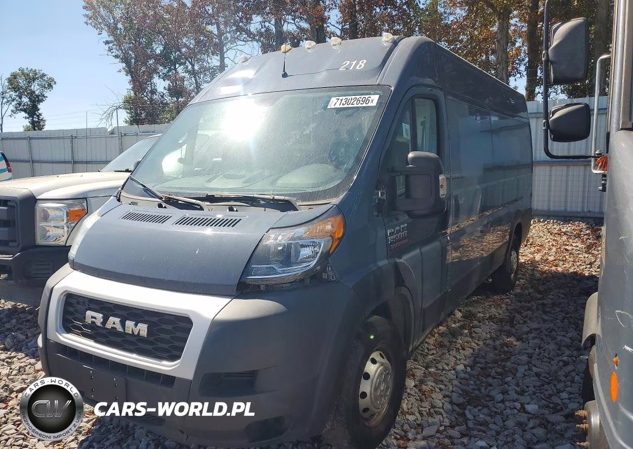 2021 Ram Promaster 3500 Delivery Van VIN:3C6FRVJG4ME503804 - 1