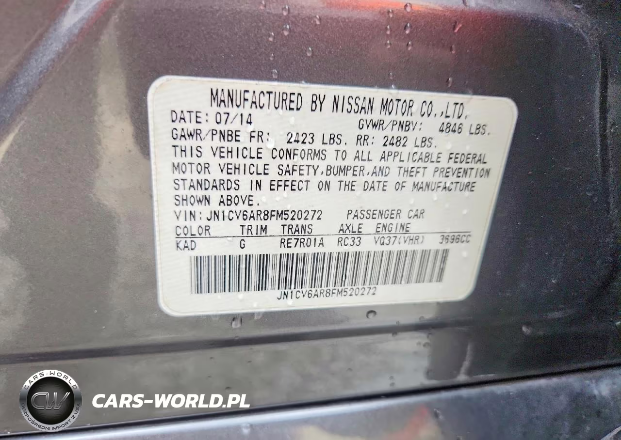 2015 Infiniti Q40 Base VIN:JN1CV6AR8FM520272 - 13