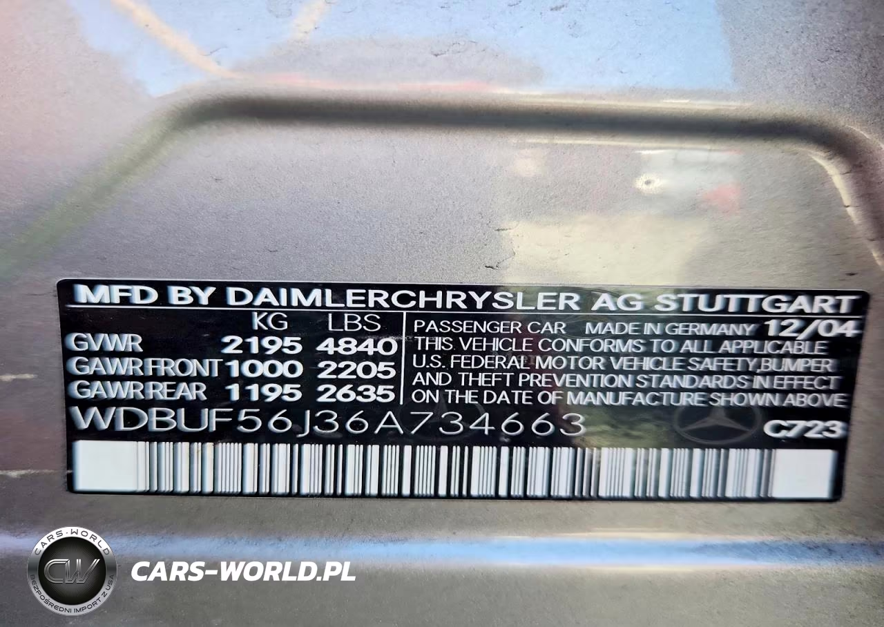 2006 Mercedes-Benz E 350 VIN:WDBUF56J36A734663 - 12