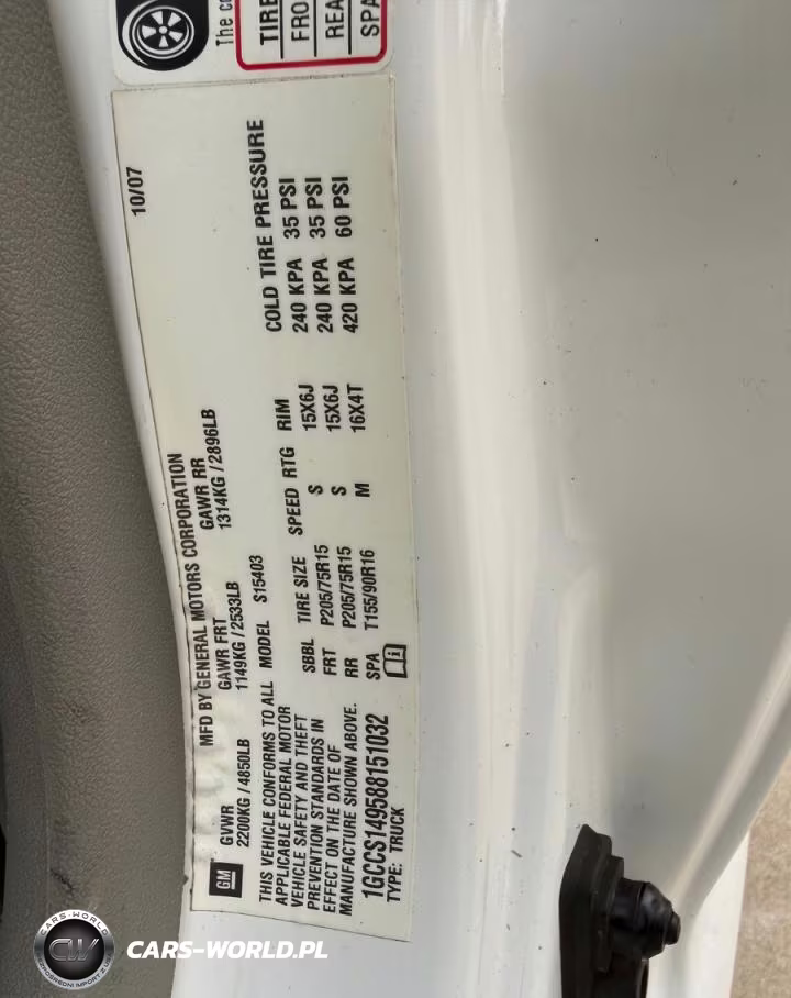 2008 Chev Colorado VIN:1GCCS149588151032 - 10