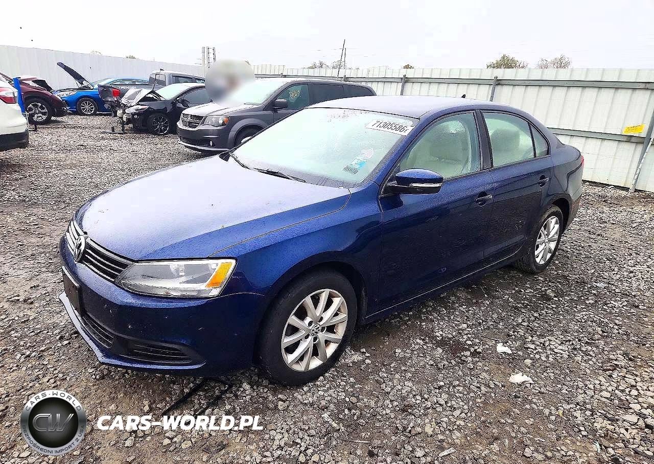 2011 Volkswagen Jetta Se VIN:3VWDZ7AJ3BM051710 - 1
