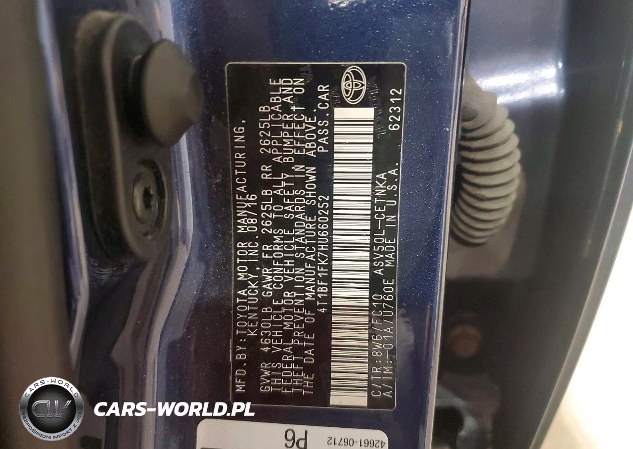 2017 Toyota Camry Le VIN:4T1BF1FK7HU660252 - 13