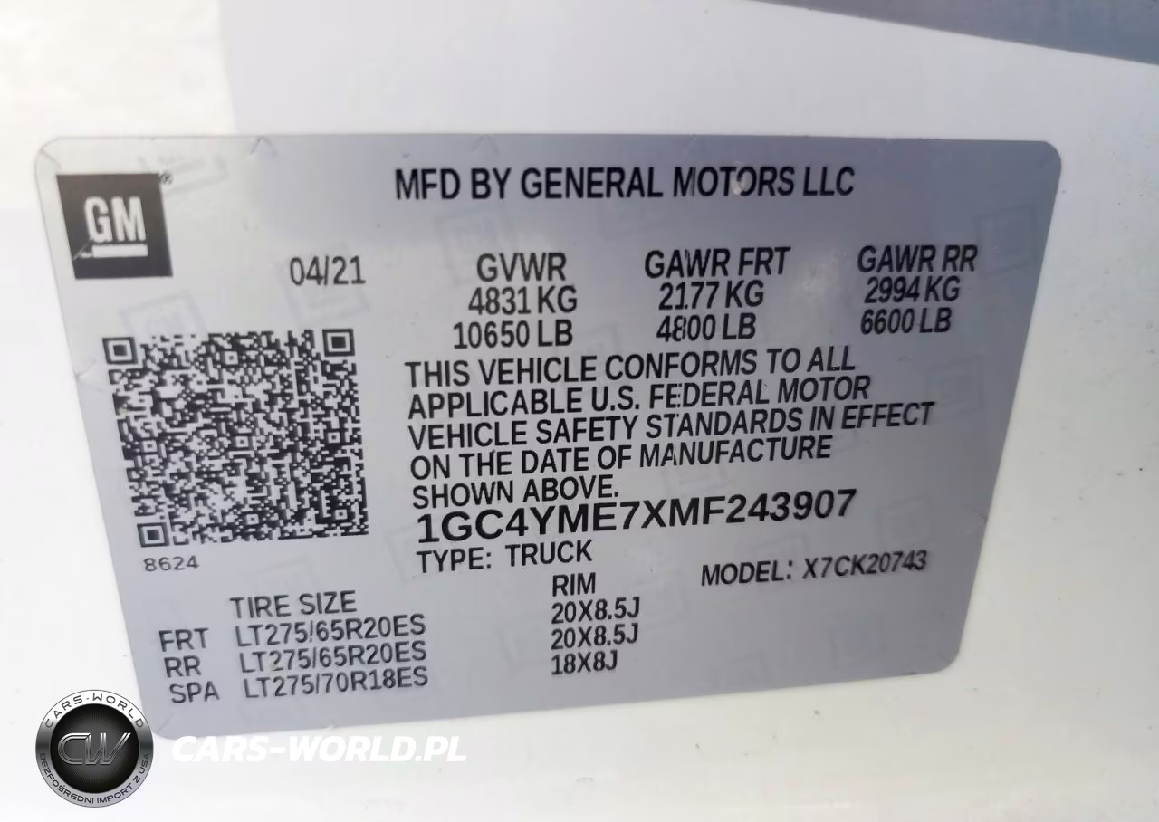 2021 Chevrolet Silverado K2500 Custom VIN:1GC4YME7XMF243907 - 12
