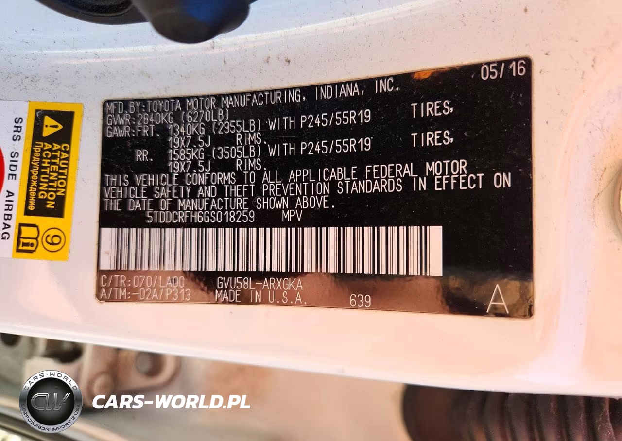 2016 Toyota Highlander Hybrid Limited Platinum VIN:5TDDCRFH6GS018259 - 13