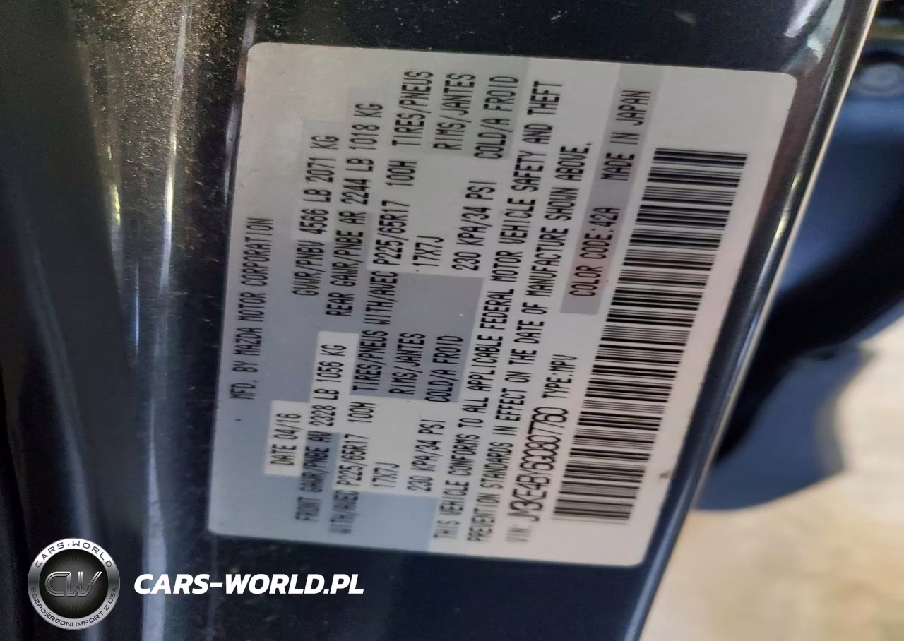 2016 Mazda Cx-5 Sport VIN:JM3KE4BY6G0807760 - 13