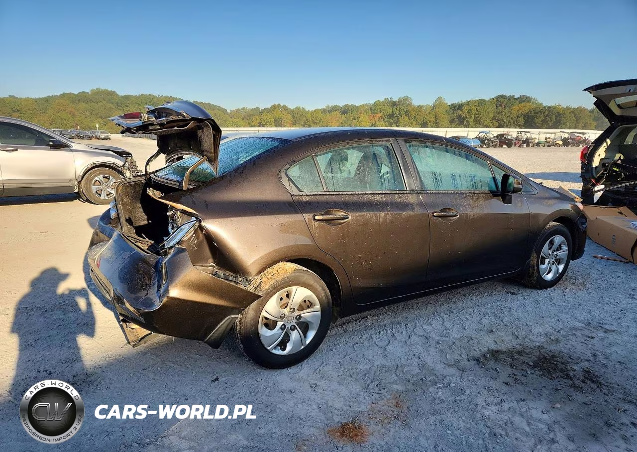 2013 Honda Civic Lx VIN:2HGFB2F50DH535447 - 3