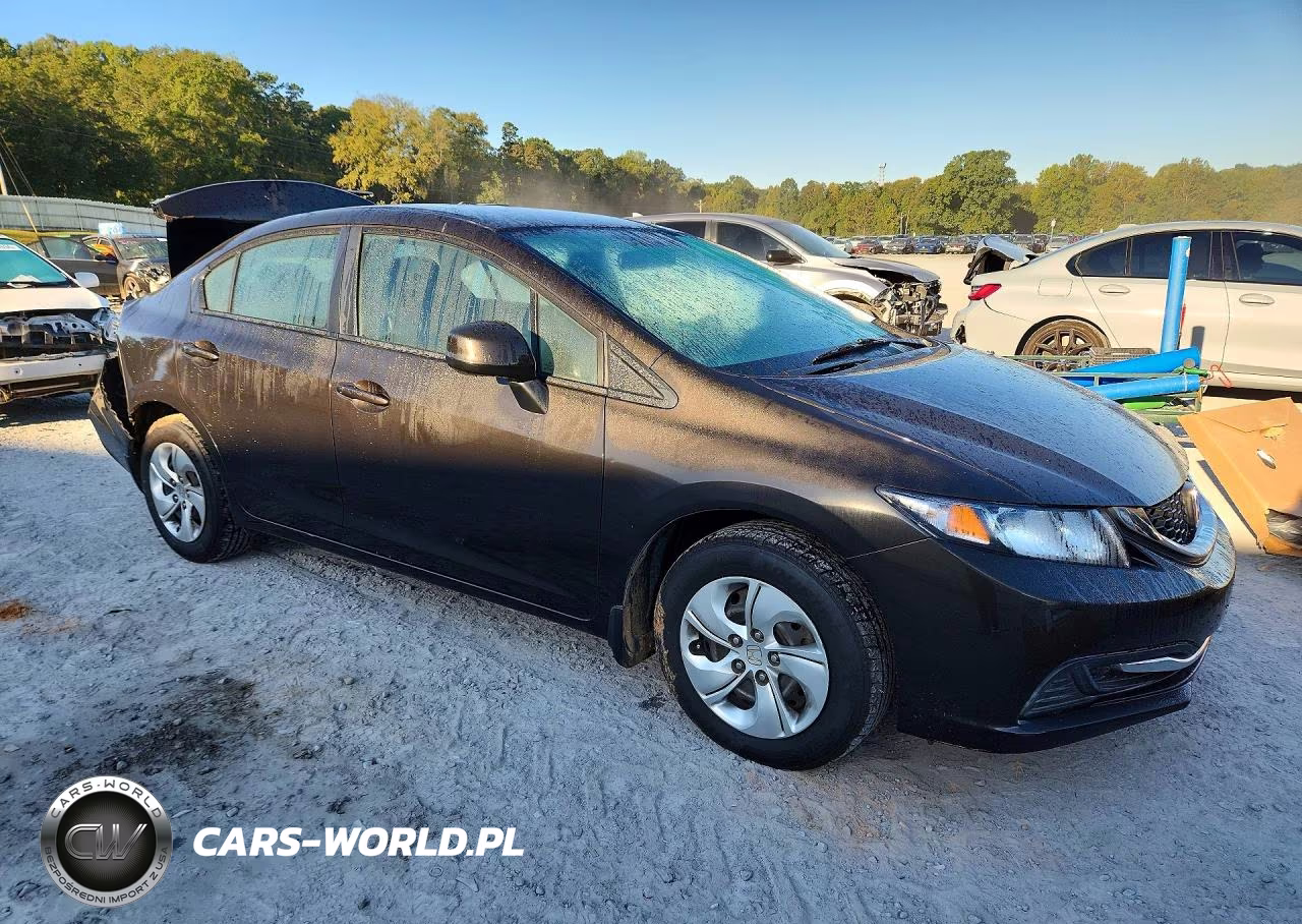 2013 Honda Civic Lx VIN:2HGFB2F50DH535447 - 4