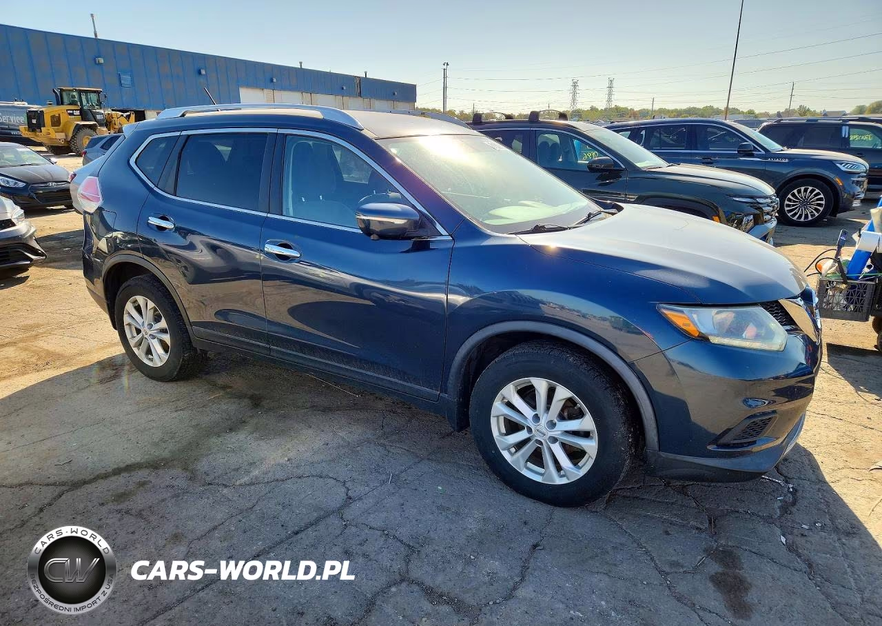 2015 Nissan Rogue S VIN:KNMAT2MT3FP590058 - 4