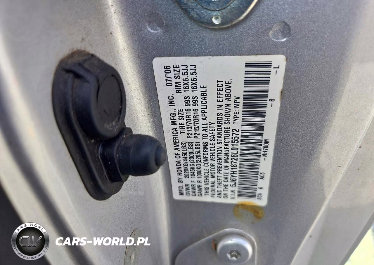 2006 Honda Element Ex VIN:5J6YH18726L015572 - 13