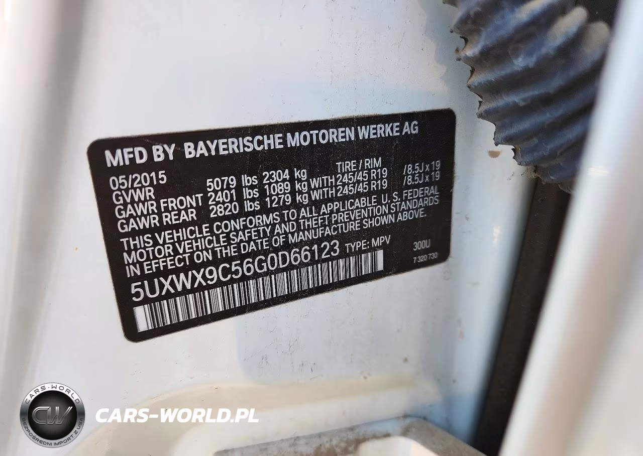 2016 BMW X3 xDrive28I VIN:5UXWX9C56G0D66123 - 13