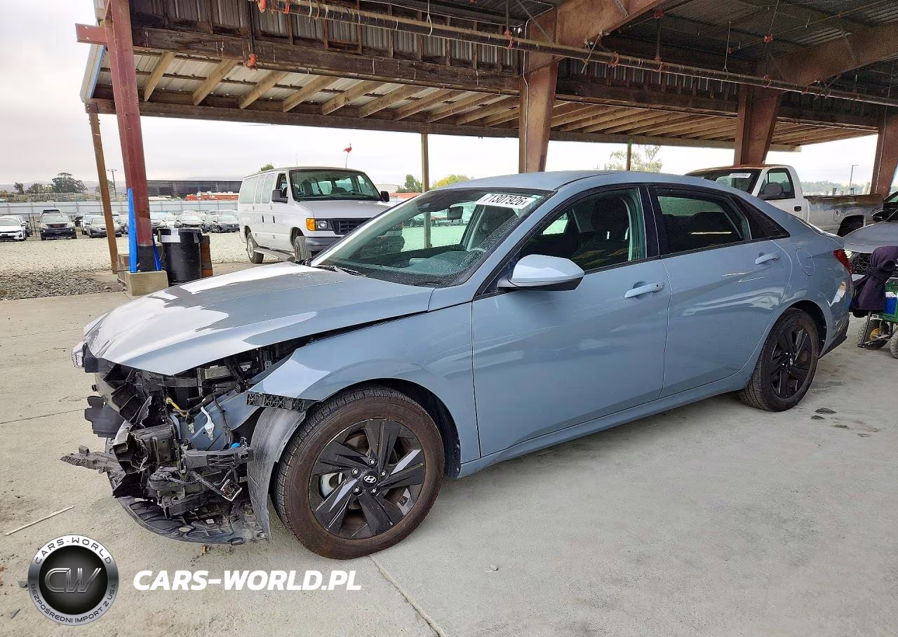 2021 Hyundai Elantra Sel VIN:KMHLS4AG7MU193686 - 1