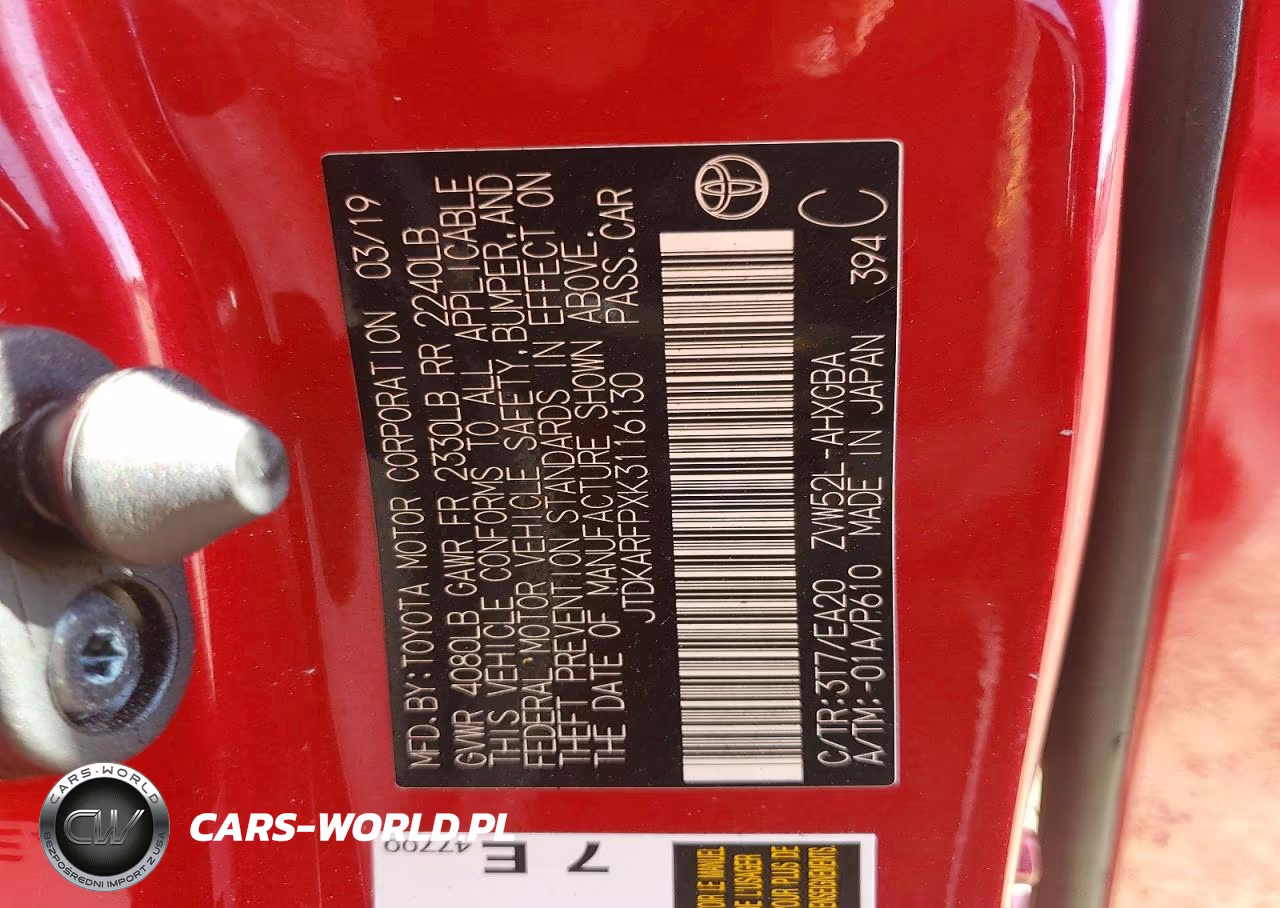 2019 Toyota Prius Prime Advanced VIN:JTDKARFPXK3116130 - 12
