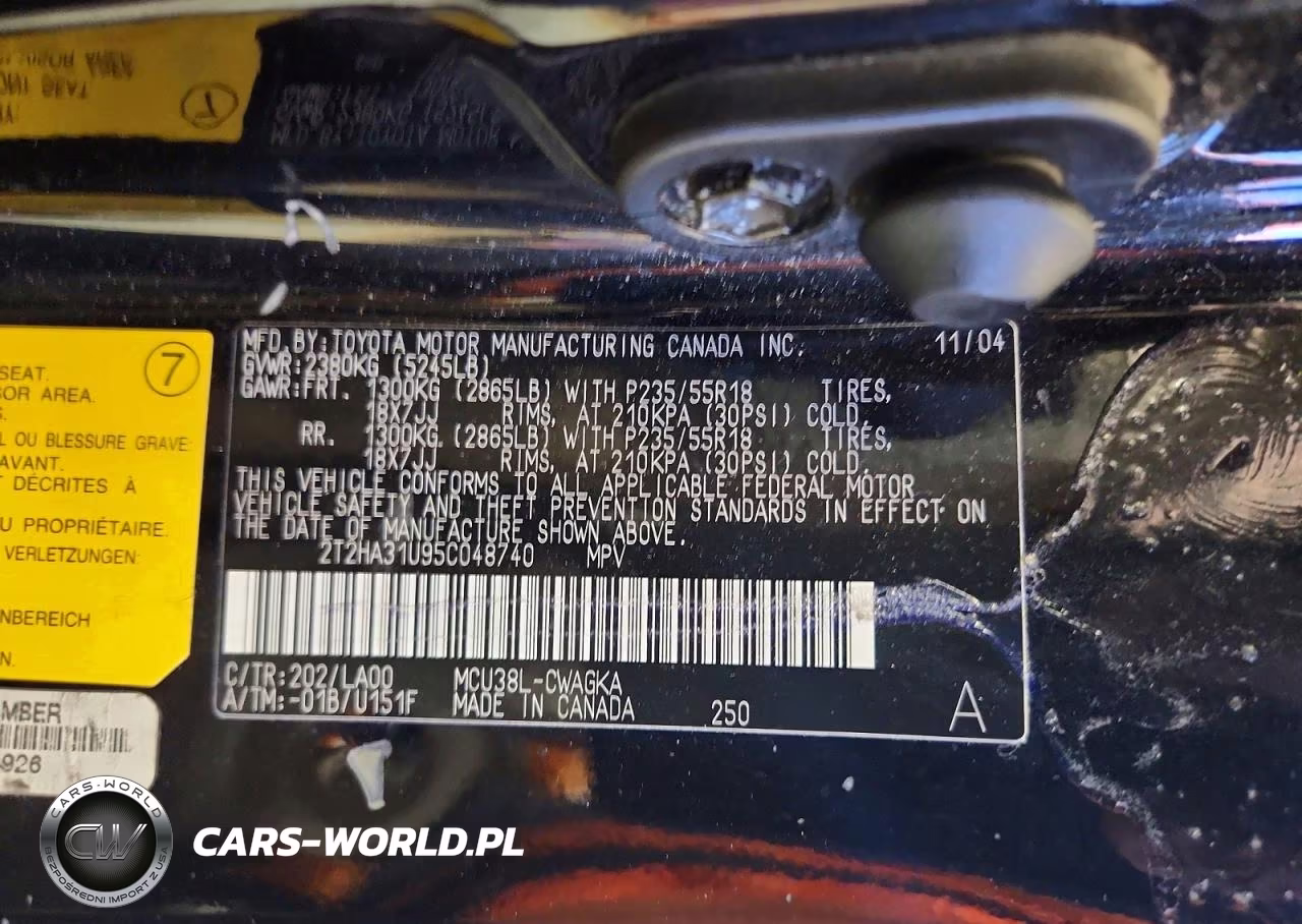 2005 Lexus Rx 330 VIN:2T2HA31U95C048740 - 13