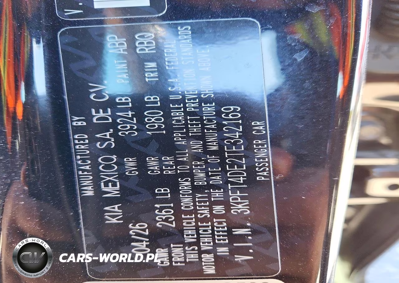 2026 Kia K4 Lxs VIN:3KPFT4DE2TE342169 - 12