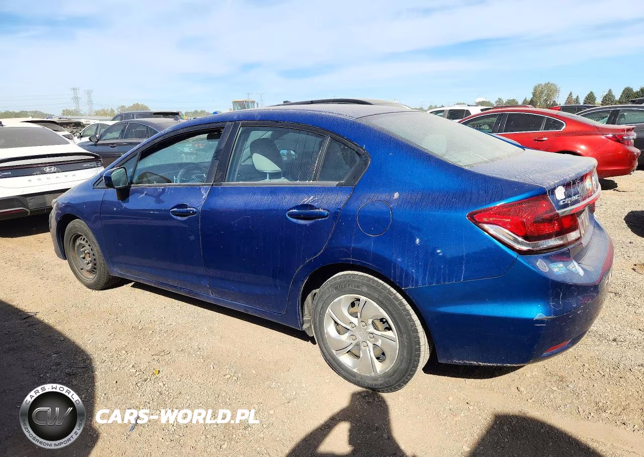 2014 Honda Civic Lx VIN:19XFB2F56EE026670 - 2