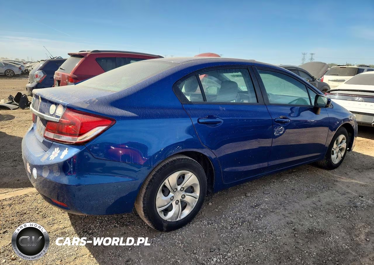 2014 Honda Civic Lx VIN:19XFB2F56EE026670 - 3