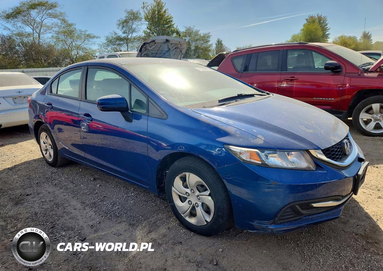 2014 Honda Civic Lx VIN:19XFB2F56EE026670 - 4