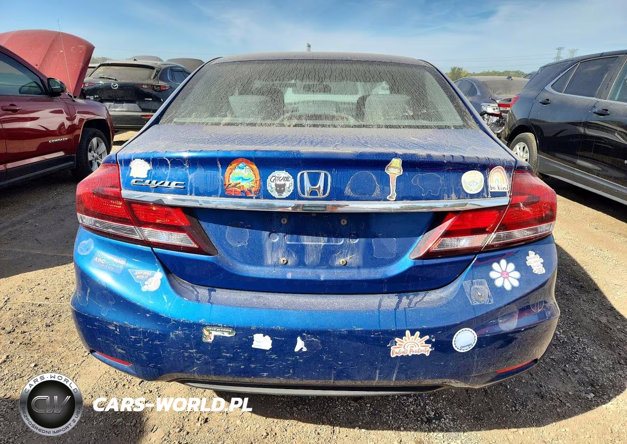 2014 Honda Civic Lx VIN:19XFB2F56EE026670 - 6