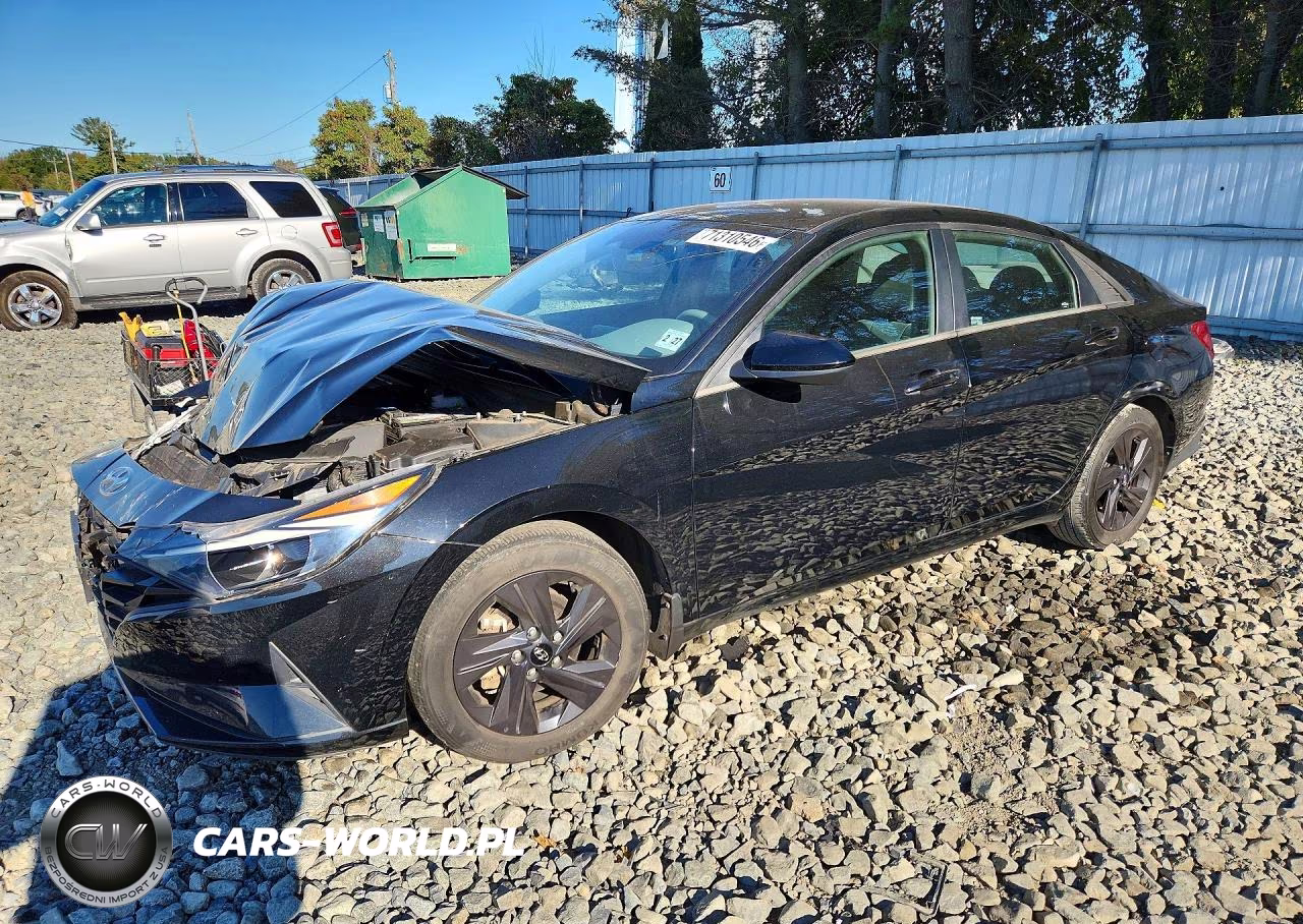 2022 Hyundai Elantra Sel VIN:5NPLM4AG9NH073835 - 1
